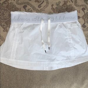 Lululemon white skort